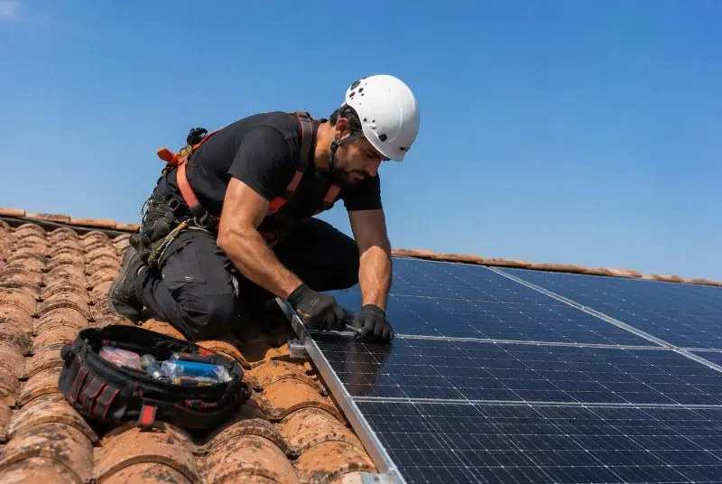 Maintenance et monitoring de panneaux solaires au Cuing